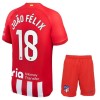 Maillot de Supporter Atlético Madrid Joao Felix 18 Domicile 2023-24 Pour Enfant